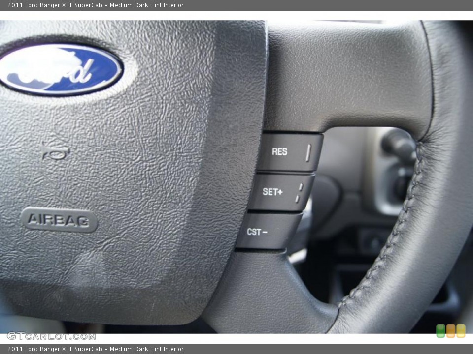 Medium Dark Flint Interior Controls for the 2011 Ford Ranger XLT SuperCab #49783199