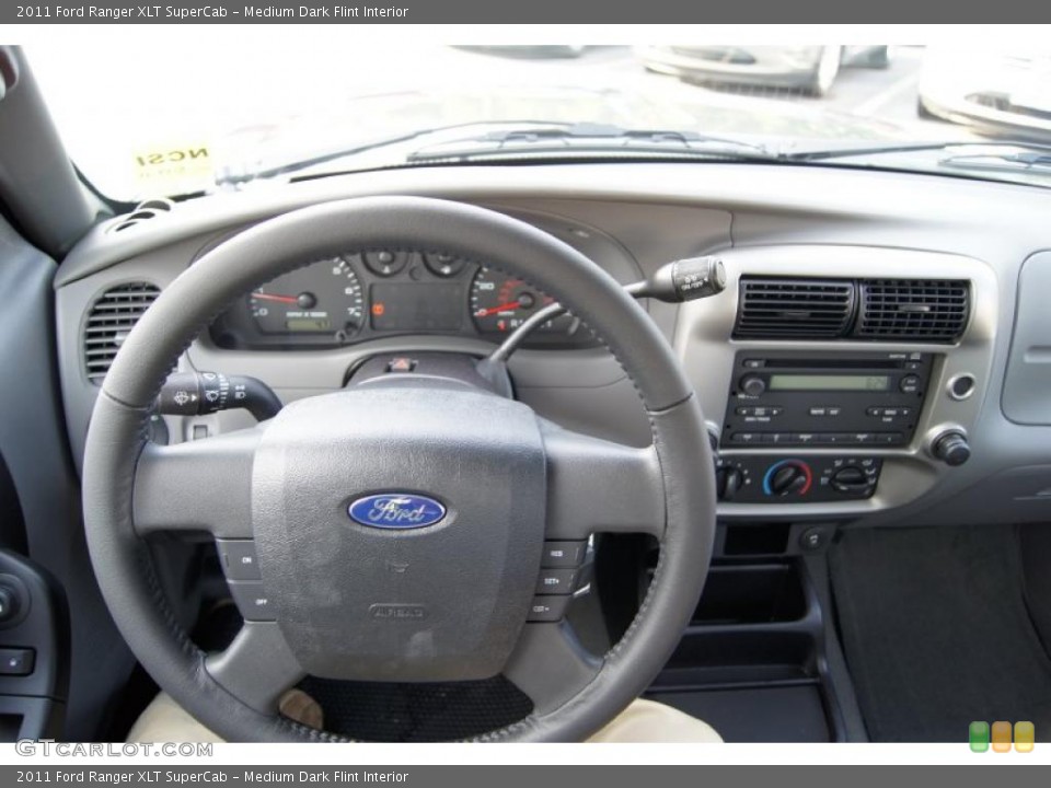 Medium Dark Flint Interior Dashboard for the 2011 Ford Ranger XLT SuperCab #49783229