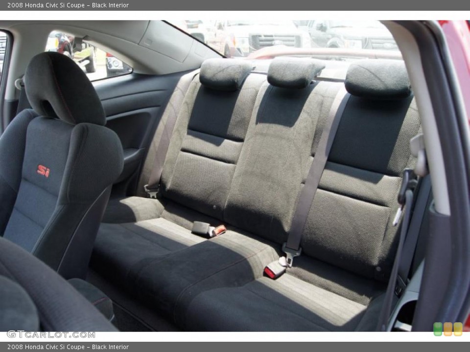 Black Interior Photo for the 2008 Honda Civic Si Coupe #49783922