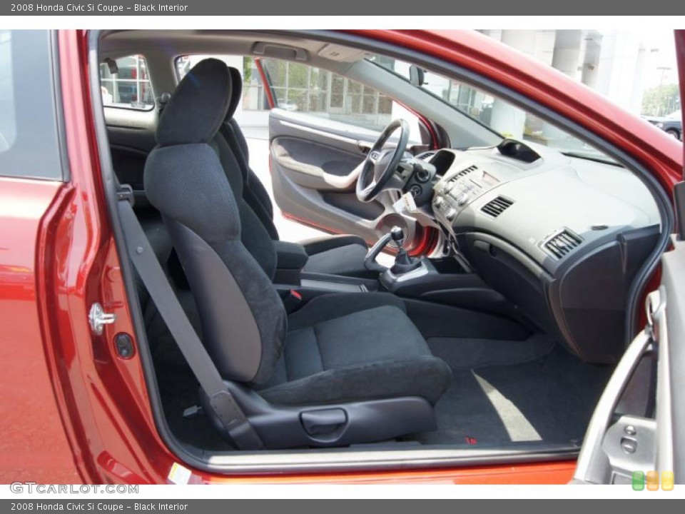 Black Interior Photo for the 2008 Honda Civic Si Coupe #49783964