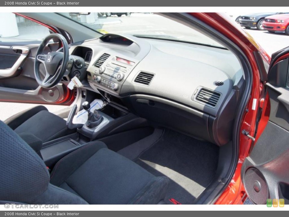 Black Interior Photo for the 2008 Honda Civic Si Coupe #49783982