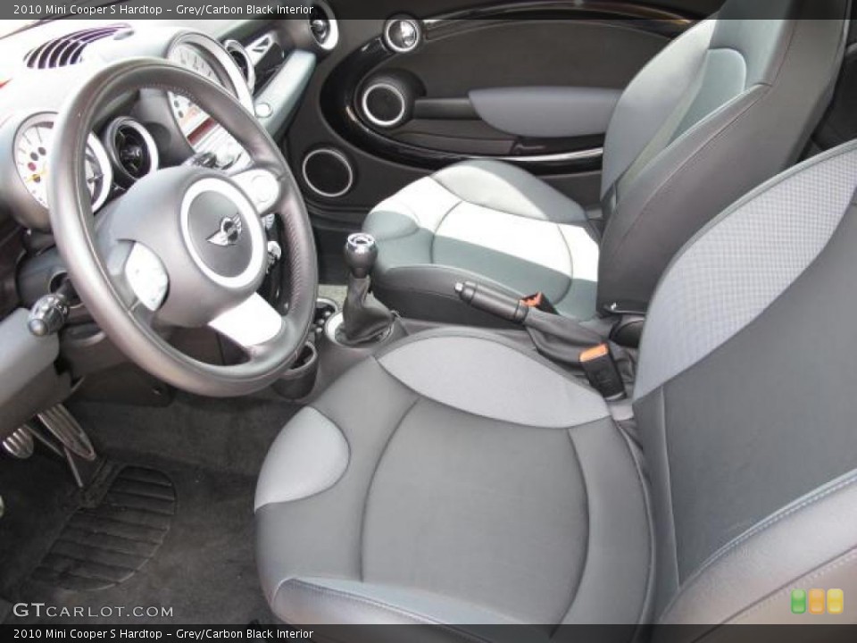 Grey/Carbon Black Interior Photo for the 2010 Mini Cooper S Hardtop #49785653