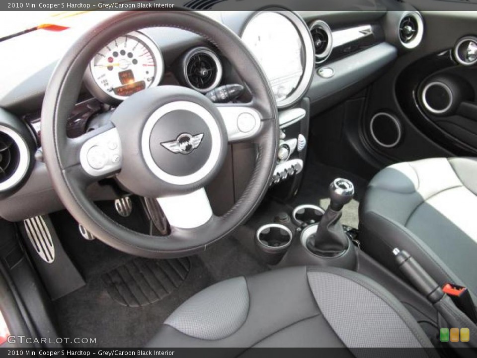 Grey/Carbon Black Interior Dashboard for the 2010 Mini Cooper S Hardtop #49785665