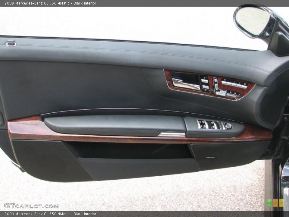 Black Interior Door Panel for the 2009 Mercedes-Benz CL 550 4Matic #49786202