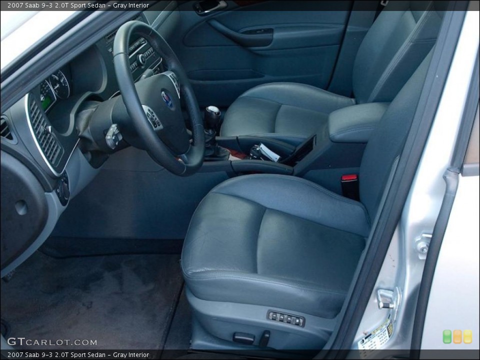 Gray Interior Photo for the 2007 Saab 9-3 2.0T Sport Sedan #49786391
