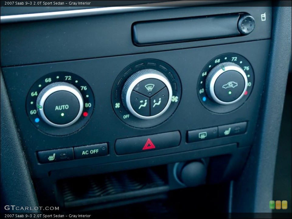 Gray Interior Controls for the 2007 Saab 9-3 2.0T Sport Sedan #49786445