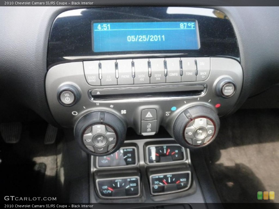 Black Interior Controls for the 2010 Chevrolet Camaro SS/RS Coupe #49787189