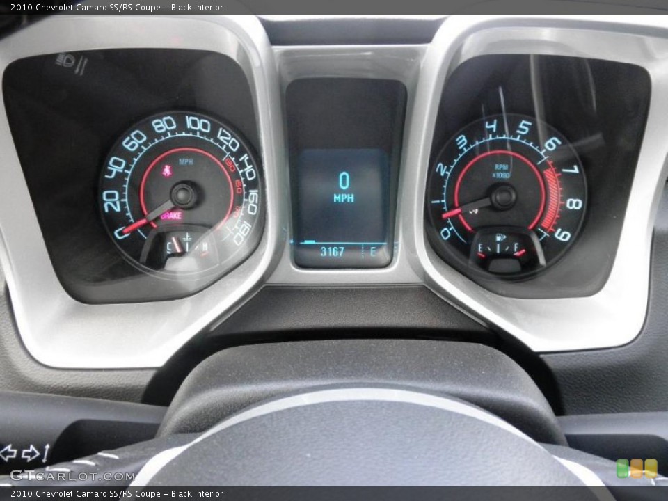 Black Interior Gauges for the 2010 Chevrolet Camaro SS/RS Coupe #49787231