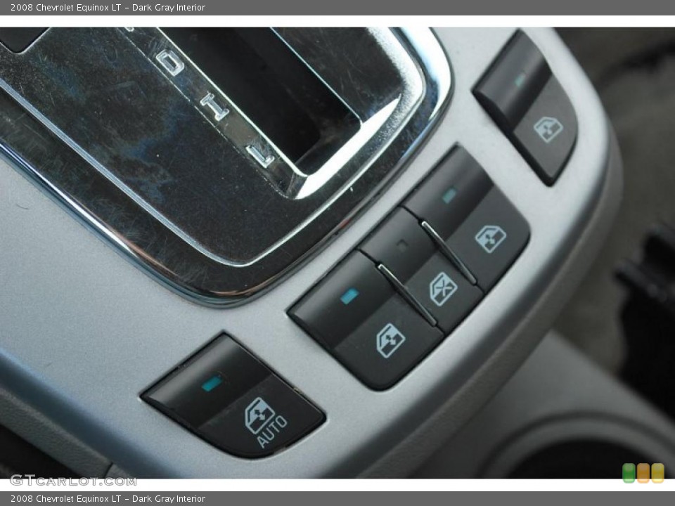 Dark Gray Interior Controls for the 2008 Chevrolet Equinox LT #49787759