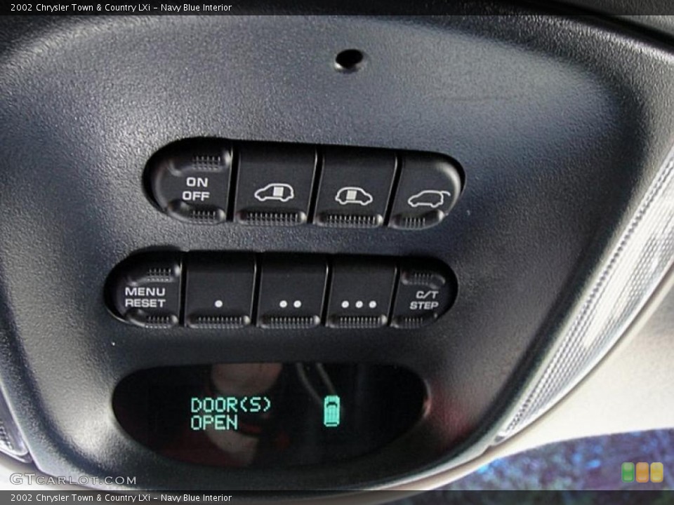 Navy Blue Interior Controls for the 2002 Chrysler Town & Country LXi #49789463