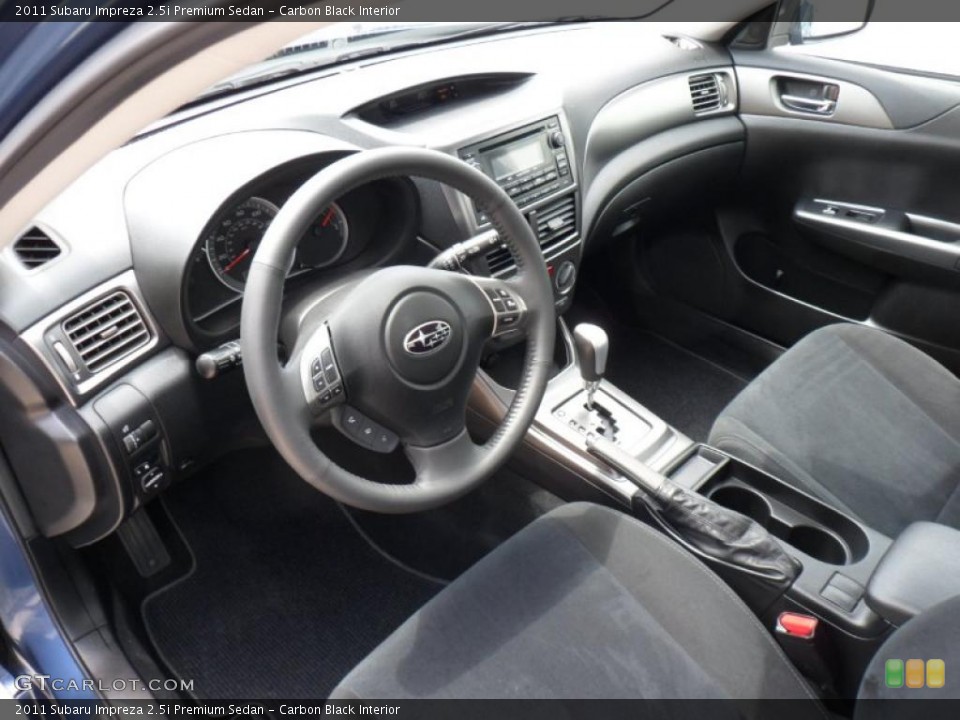 Carbon Black Interior Photo for the 2011 Subaru Impreza 2.5i Premium Sedan #49790537