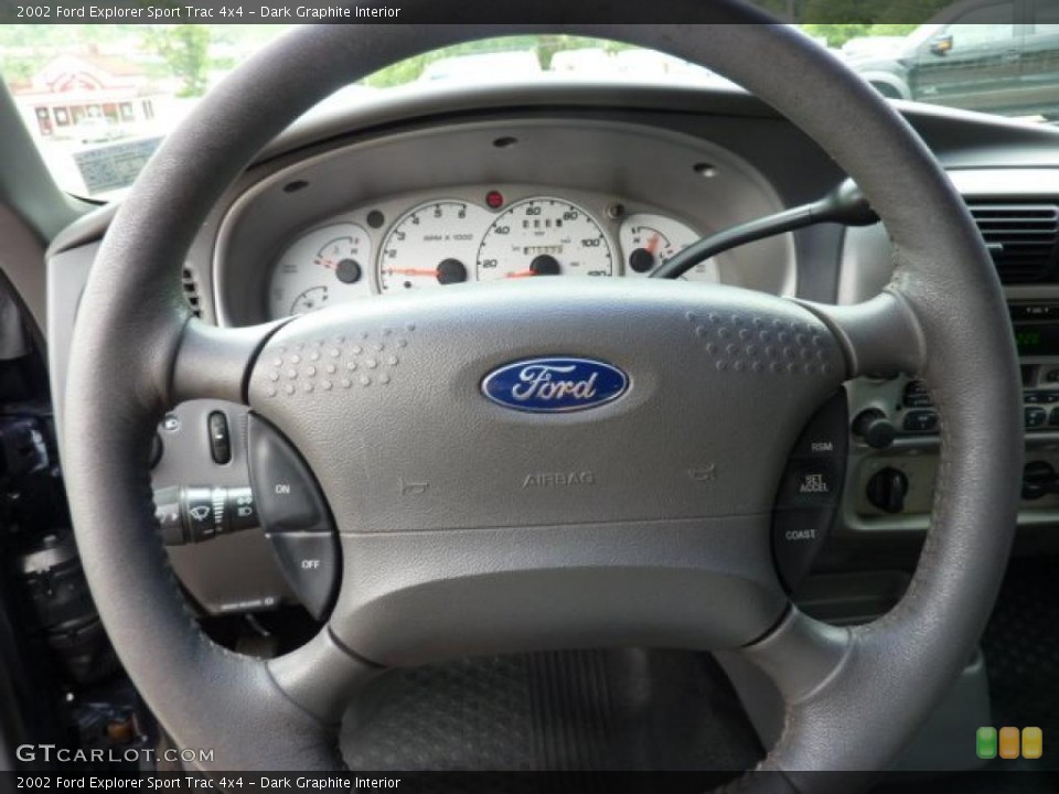 Dark Graphite Interior Steering Wheel for the 2002 Ford Explorer Sport Trac 4x4 #49792430