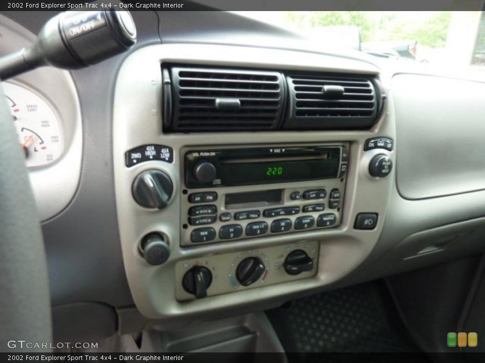 Dark Graphite Interior Controls for the 2002 Ford Explorer Sport Trac 4x4 #49792442