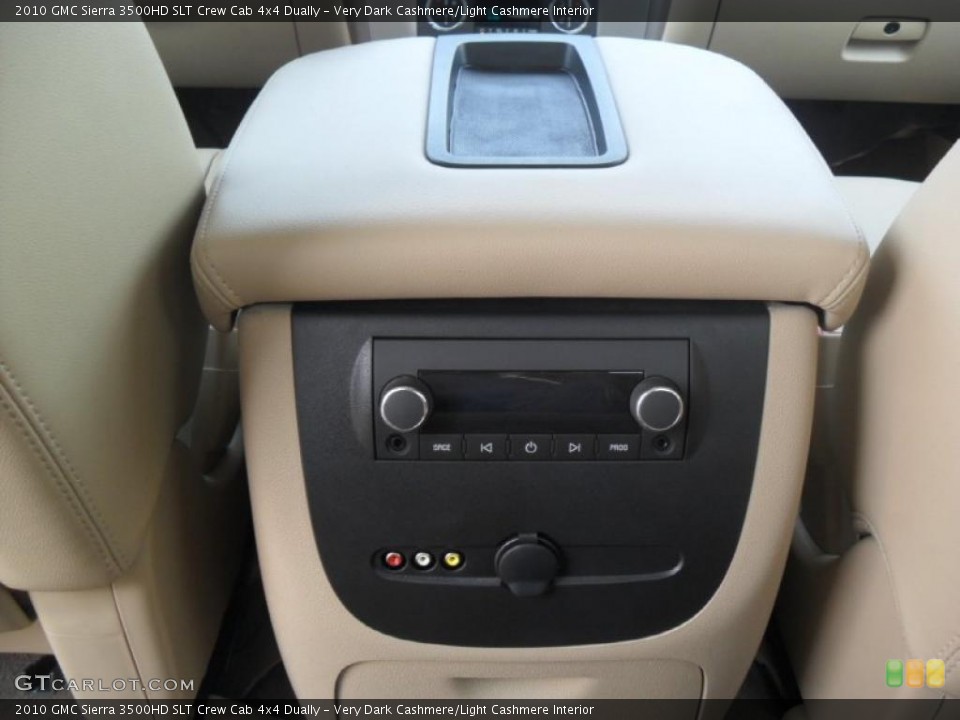 Very Dark Cashmere/Light Cashmere Interior Controls for the 2010 GMC Sierra 3500HD SLT Crew Cab 4x4 Dually #49793099