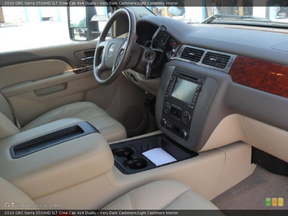 Very Dark Cashmere/Light Cashmere Interior Photo for the 2010 GMC Sierra 3500HD SLT Crew Cab 4x4 Dually #49793126