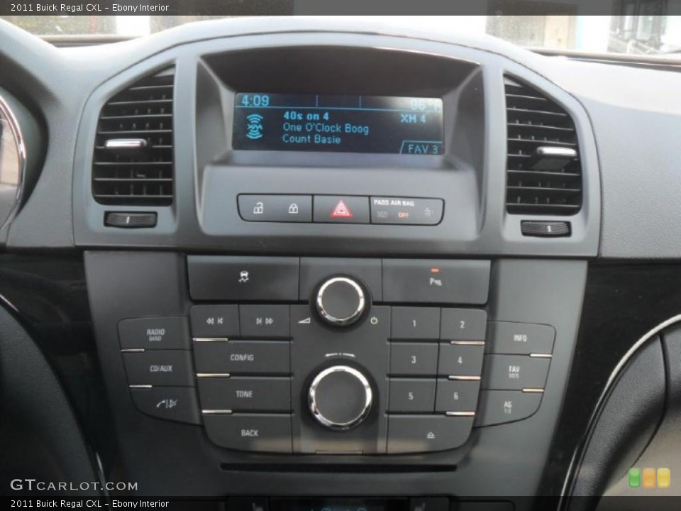 Ebony Interior Controls for the 2011 Buick Regal CXL #49793384