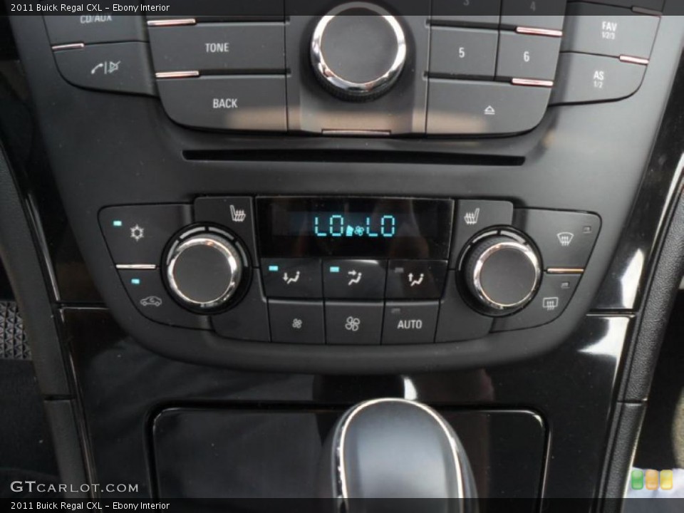 Ebony Interior Controls for the 2011 Buick Regal CXL #49793390