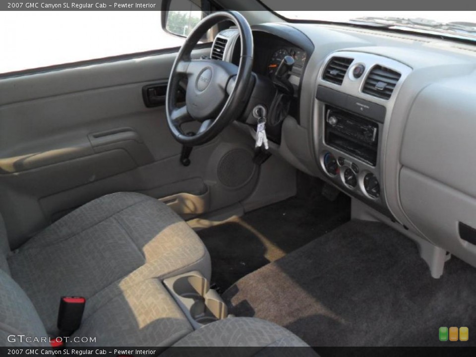 Pewter Interior Photo for the 2007 GMC Canyon SL Regular Cab #49793573