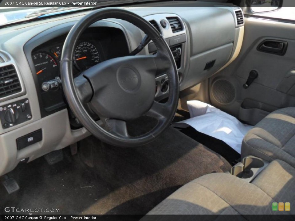 Pewter Interior Photo for the 2007 GMC Canyon SL Regular Cab #49793606