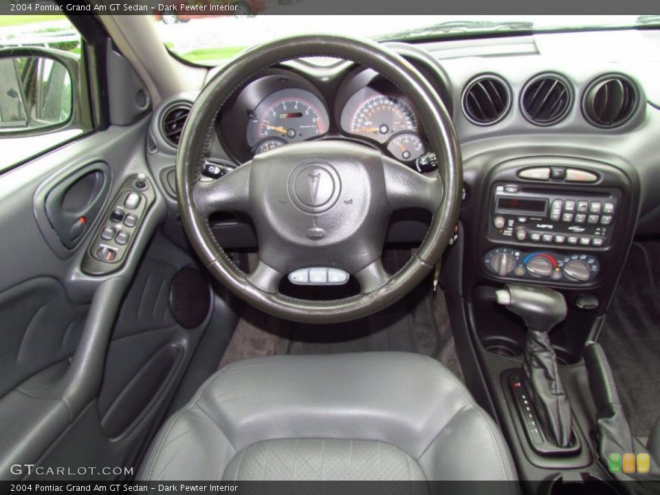 Dark Pewter Interior Controls for the 2004 Pontiac Grand Am GT Sedan #49797704