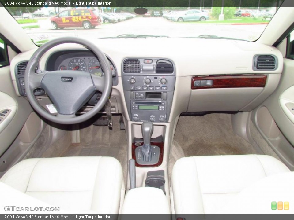 Light Taupe Interior Dashboard for the 2004 Volvo V40  #49798199