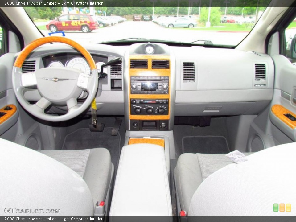 Light Graystone Interior Dashboard for the 2008 Chrysler Aspen Limited #49798274