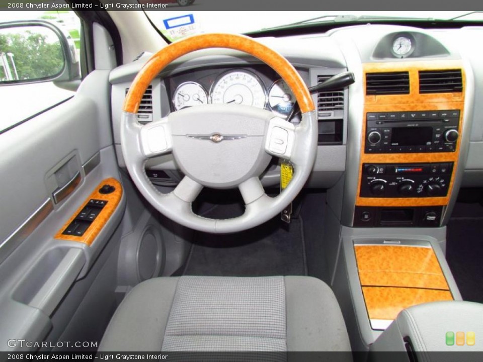 Light Graystone Interior Dashboard for the 2008 Chrysler Aspen Limited #49798277