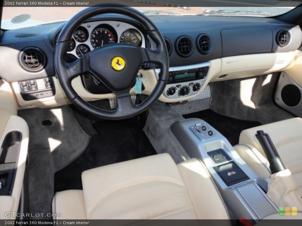 Cream Interior Photo for the 2002 Ferrari 360 Modena F1 #49800933