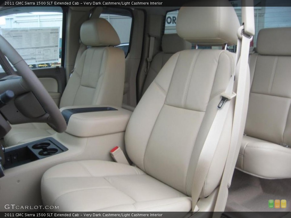Very Dark Cashmere/Light Cashmere Interior Photo for the 2011 GMC Sierra 1500 SLT Extended Cab #49800942