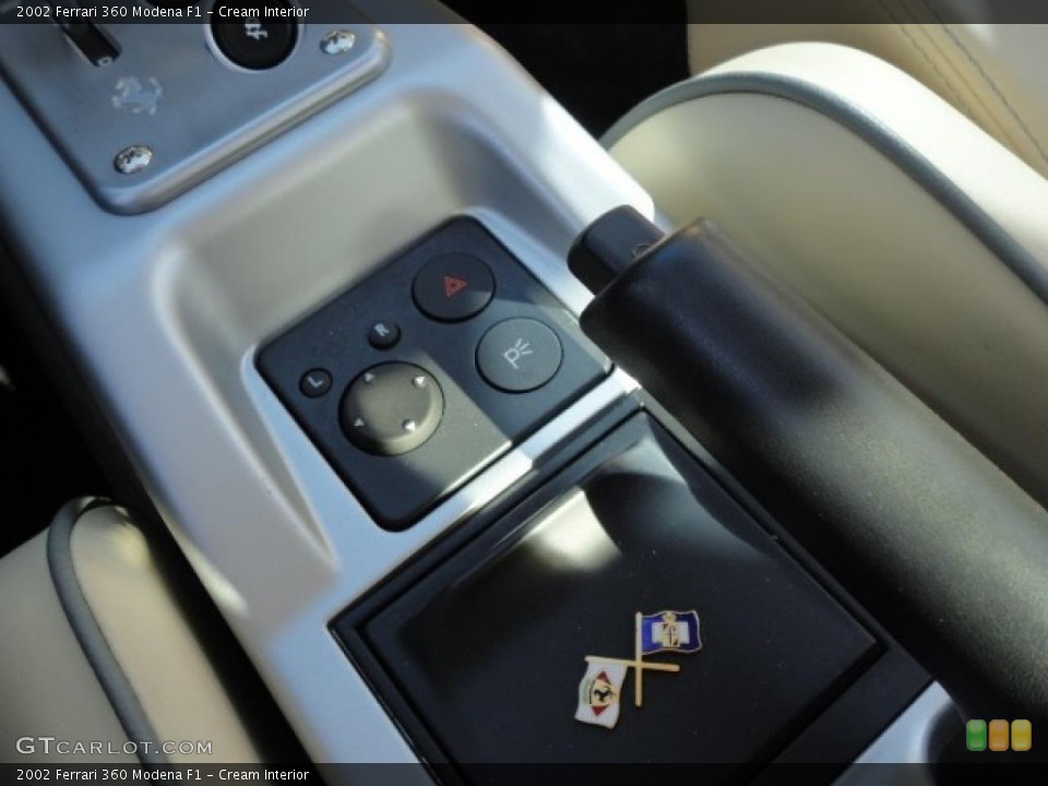 Cream Interior Controls for the 2002 Ferrari 360 Modena F1 #49801125