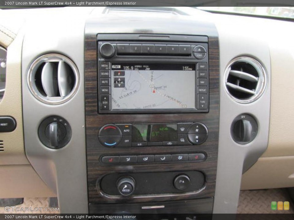 Light Parchment/Espresso Interior Navigation for the 2007 Lincoln Mark LT SuperCrew 4x4 #49803267