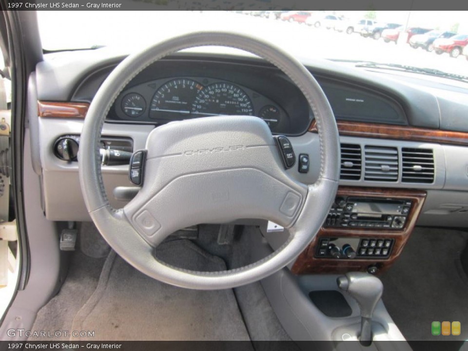 Gray Interior Steering Wheel for the 1997 Chrysler LHS Sedan #49803513