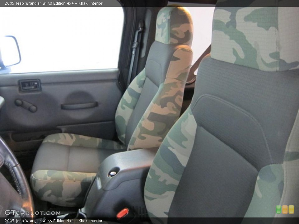 Khaki Interior Photo for the 2005 Jeep Wrangler Willys Edition 4x4 #49803699