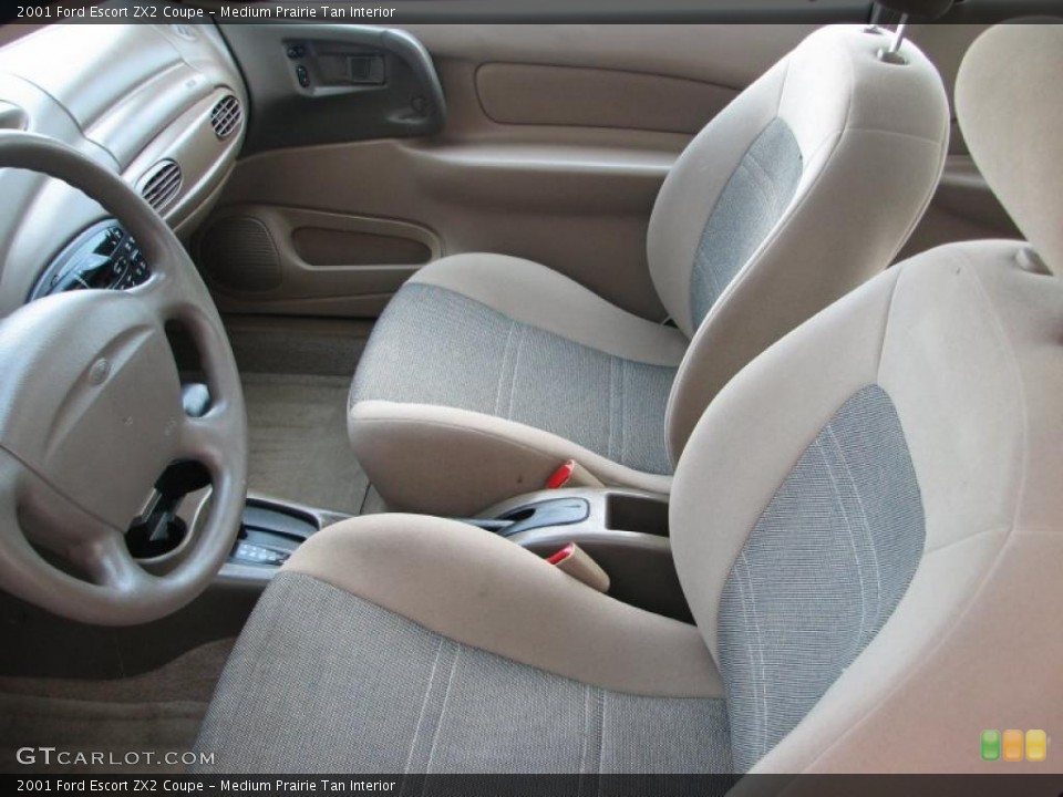Medium Prairie Tan 2001 Ford Escort Interiors