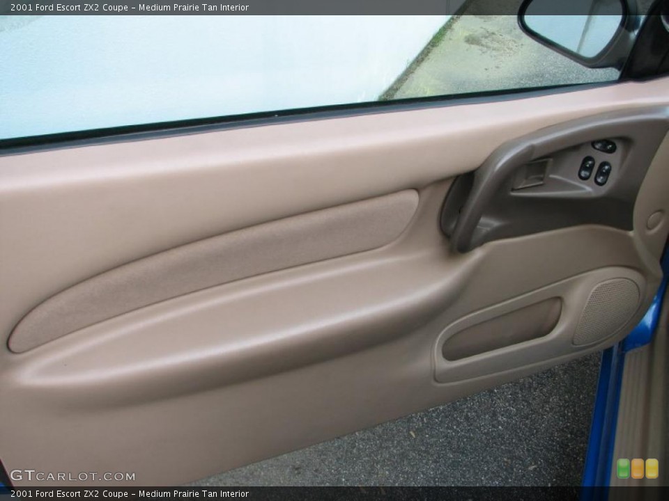 Medium Prairie Tan Interior Door Panel for the 2001 Ford Escort ZX2 Coupe #49806120