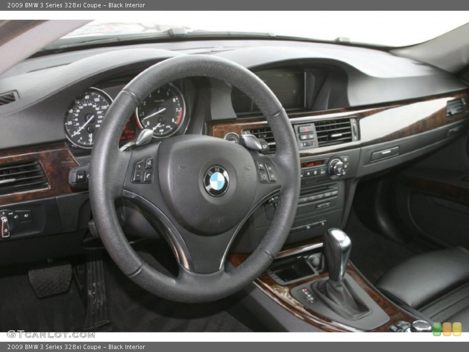 Black Interior Dashboard for the 2009 BMW 3 Series 328xi Coupe #49807665
