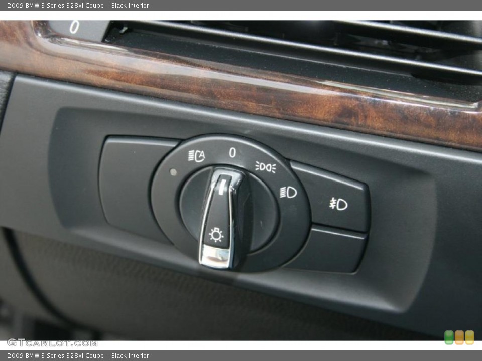 Black Interior Controls for the 2009 BMW 3 Series 328xi Coupe #49808103