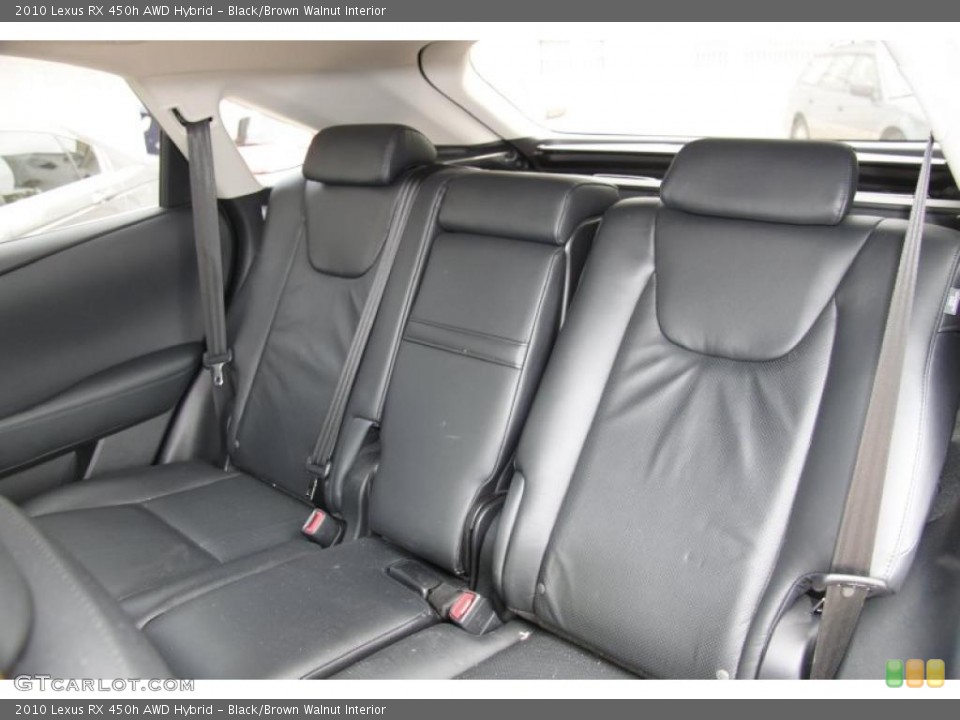 Black/Brown Walnut Interior Photo for the 2010 Lexus RX 450h AWD Hybrid #49808262