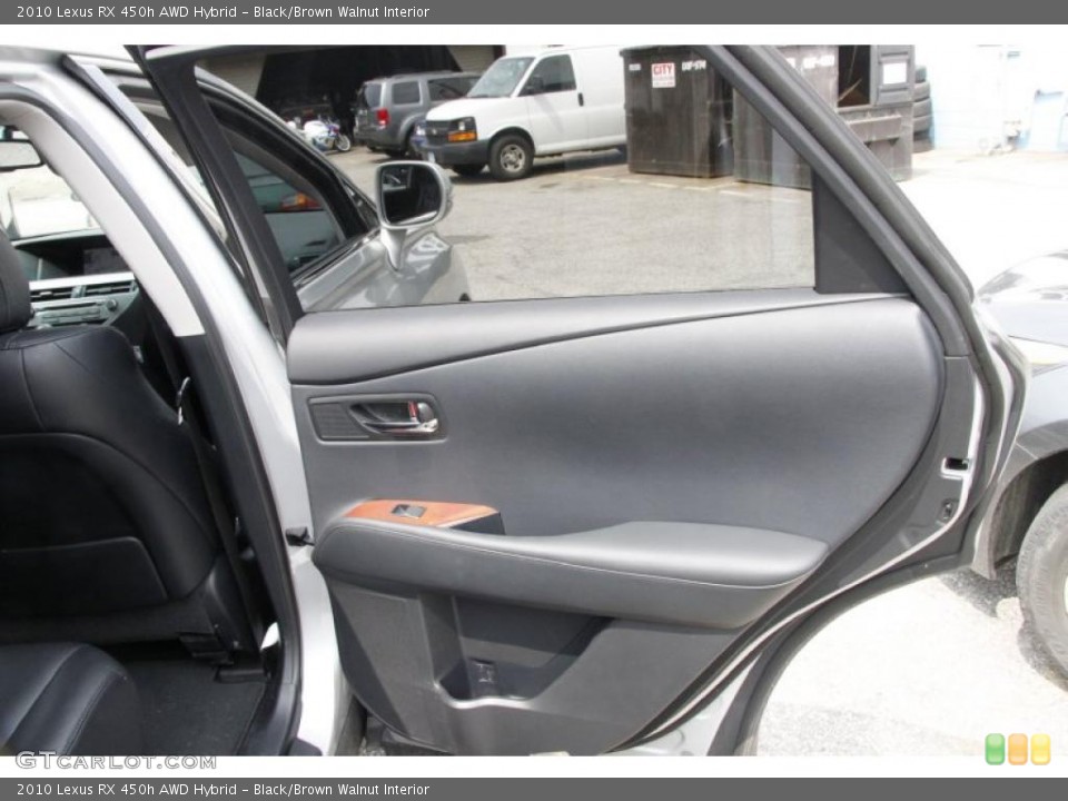 Black/Brown Walnut Interior Door Panel for the 2010 Lexus RX 450h AWD Hybrid #49808421