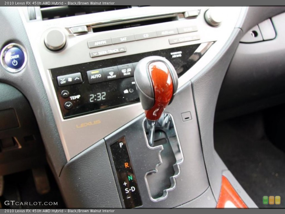 Black/Brown Walnut Interior Transmission for the 2010 Lexus RX 450h AWD Hybrid #49808451