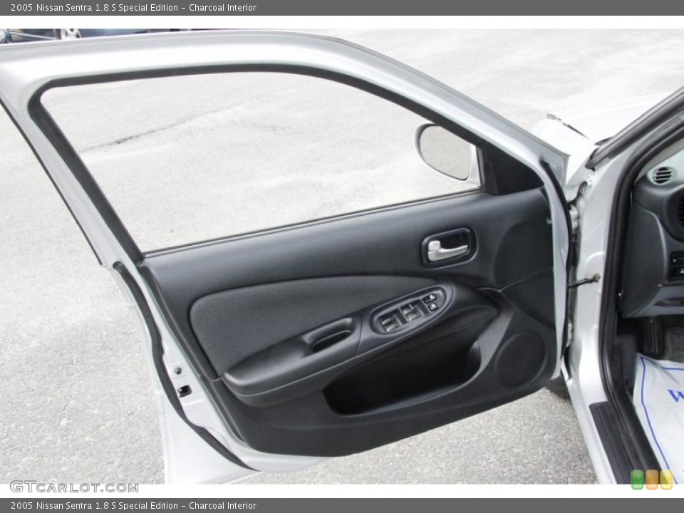 Charcoal Interior Door Panel for the 2005 Nissan Sentra 1.8 S Special Edition #49809423