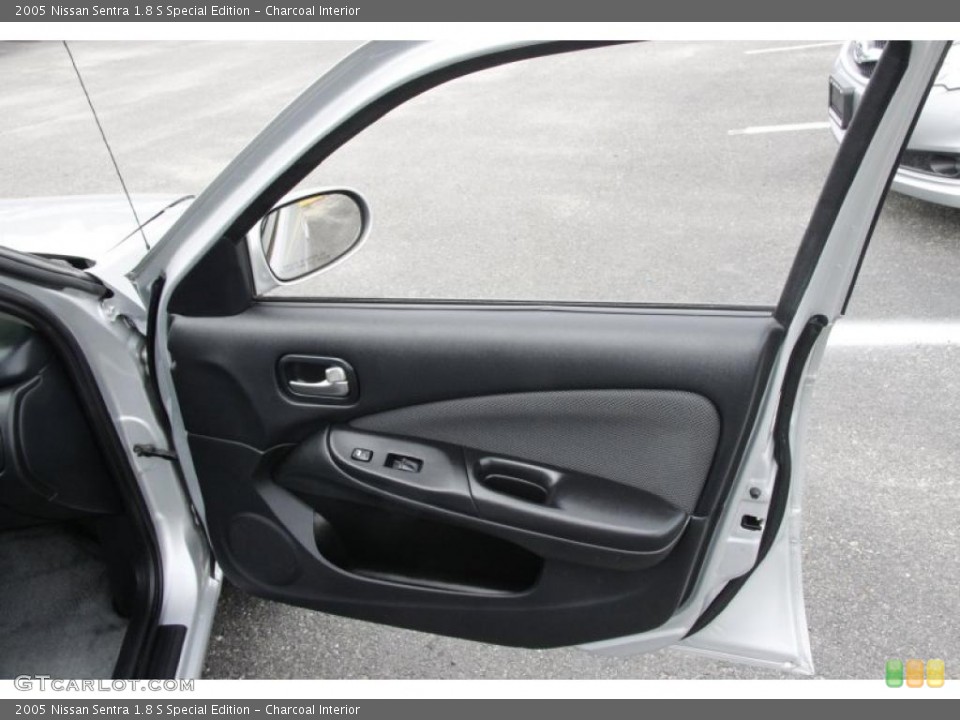 Charcoal Interior Door Panel for the 2005 Nissan Sentra 1.8 S Special Edition #49809534