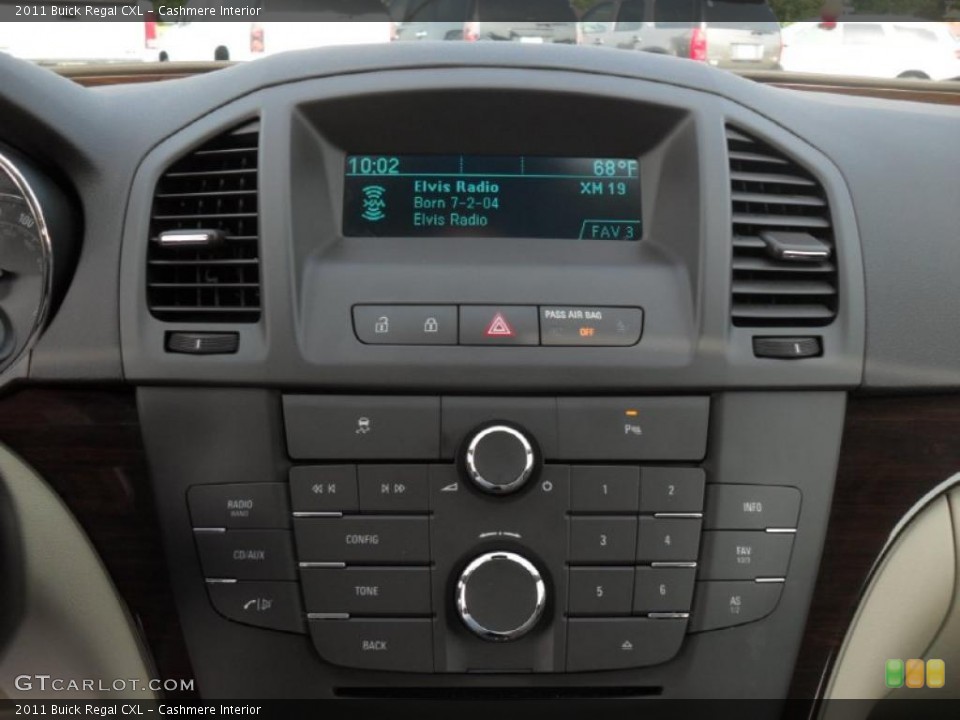 Cashmere Interior Controls for the 2011 Buick Regal CXL #49810302