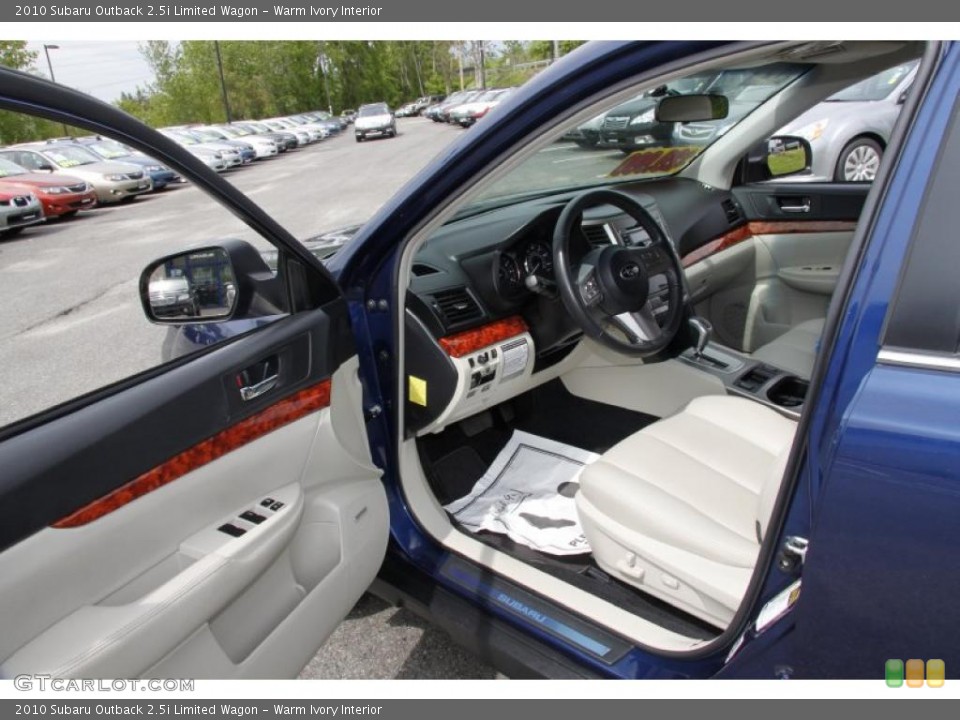 Warm Ivory Interior Photo for the 2010 Subaru Outback 2.5i Limited Wagon #49810602
