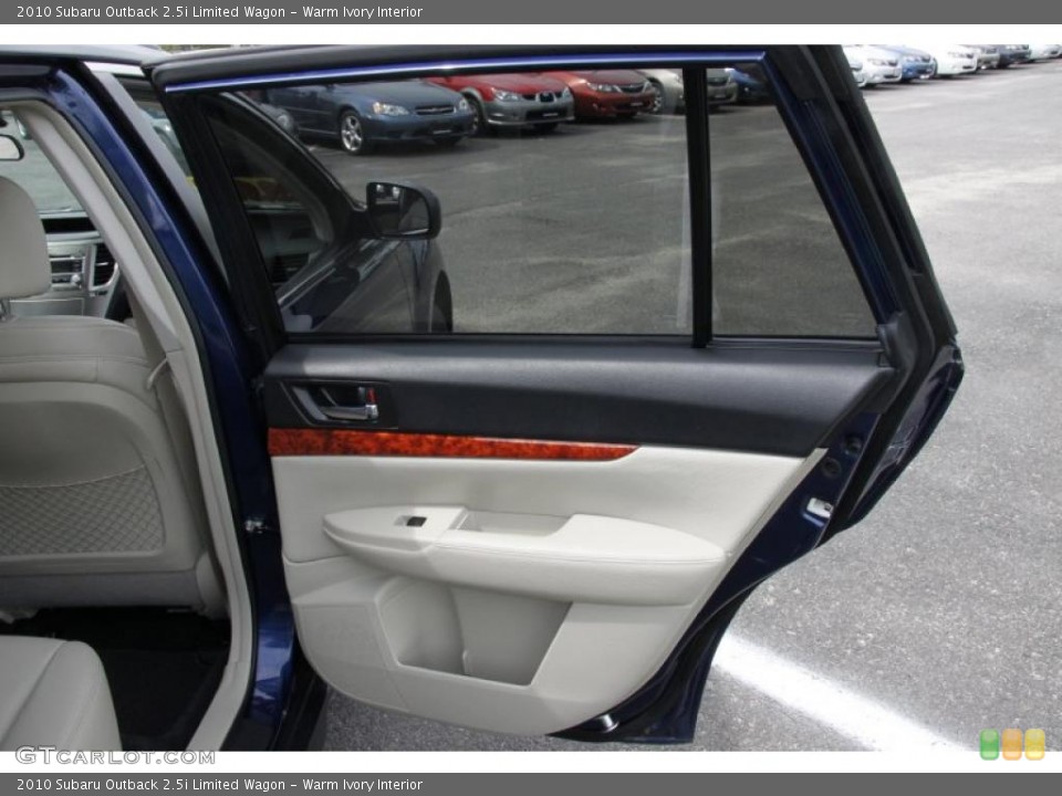 Warm Ivory Interior Door Panel for the 2010 Subaru Outback 2.5i Limited Wagon #49810719