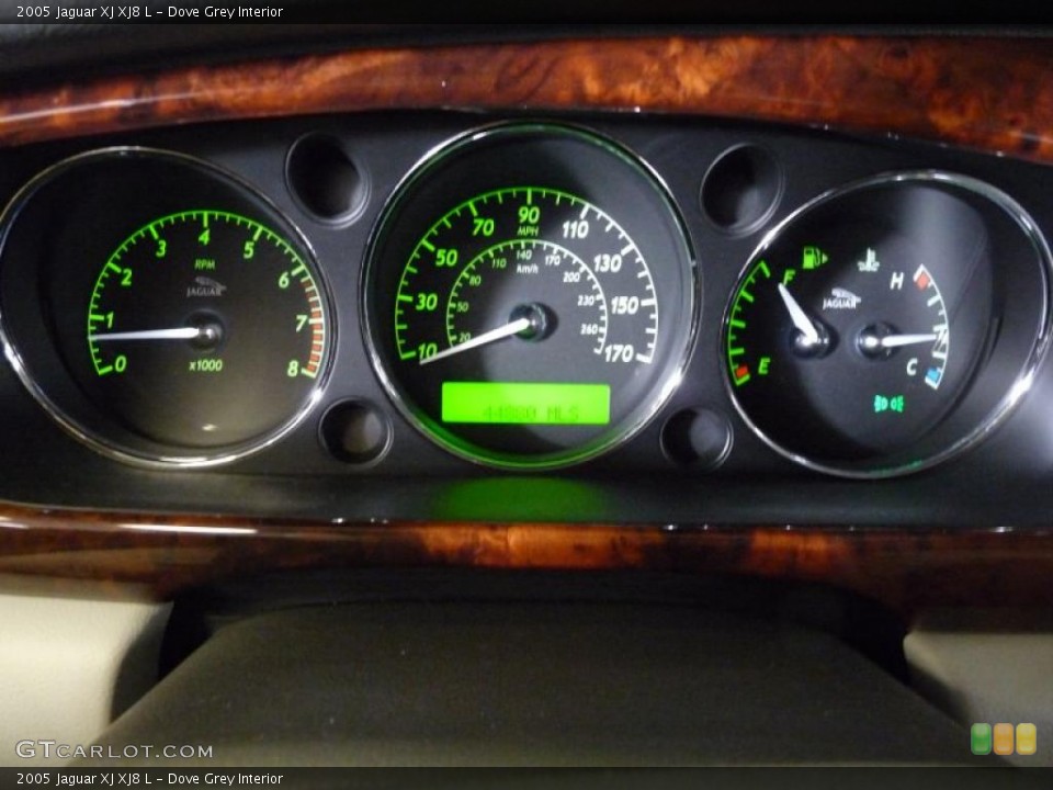 Dove Grey Interior Gauges for the 2005 Jaguar XJ XJ8 L #49812069