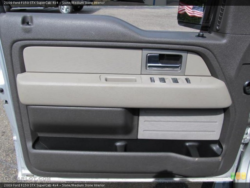 Stone/Medium Stone Interior Door Panel for the 2009 Ford F150 STX SuperCab 4x4 #49813020