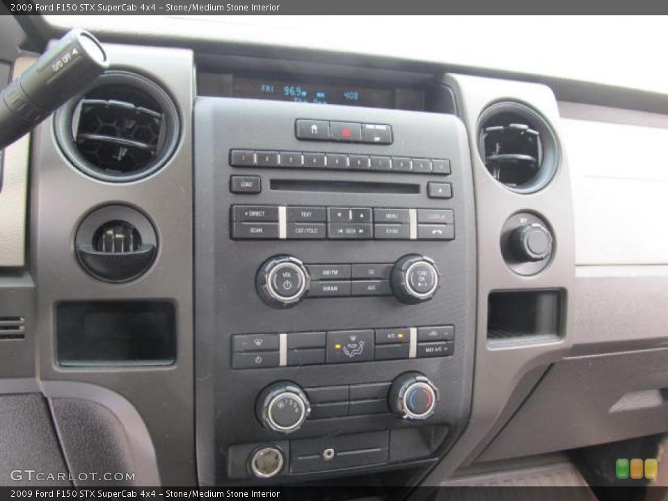 Stone/Medium Stone Interior Controls for the 2009 Ford F150 STX SuperCab 4x4 #49813062