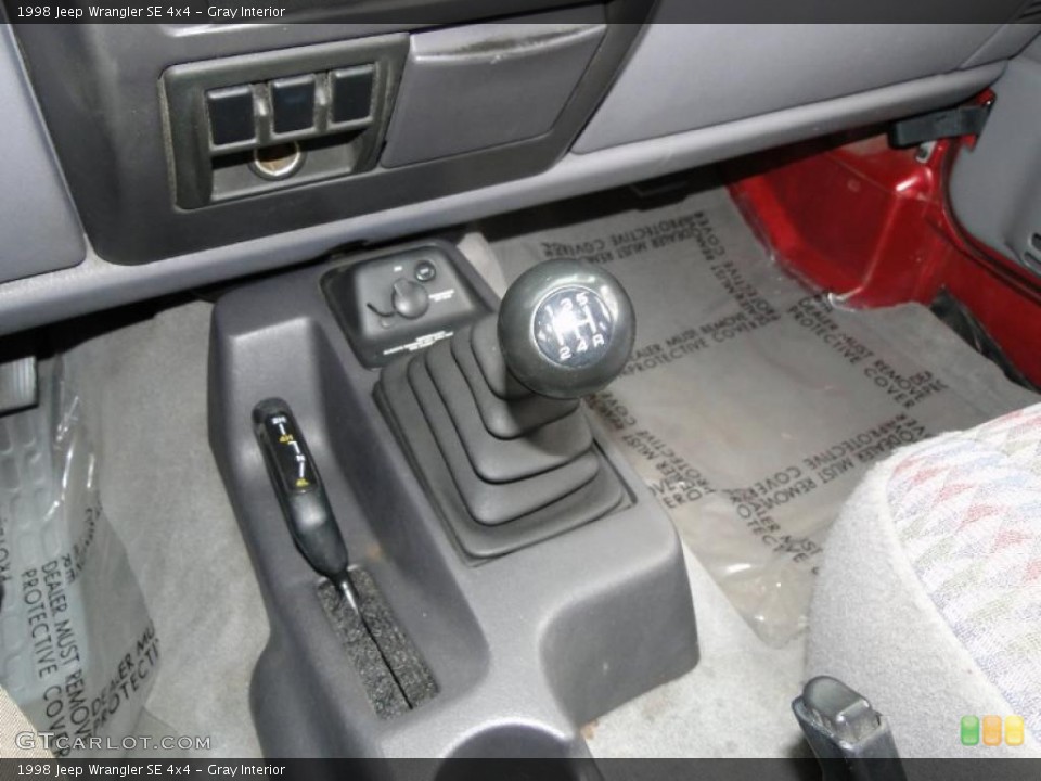 Gray Interior Transmission for the 1998 Jeep Wrangler SE 4x4 #49814538