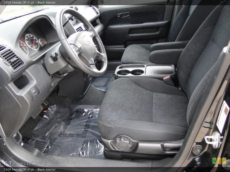 Black Interior Photo for the 2006 Honda CR-V LX #49814931